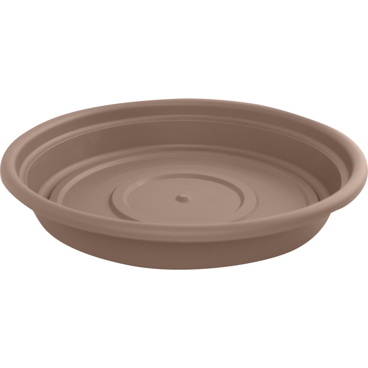 12"CHOCOLATE POLY SAUCER