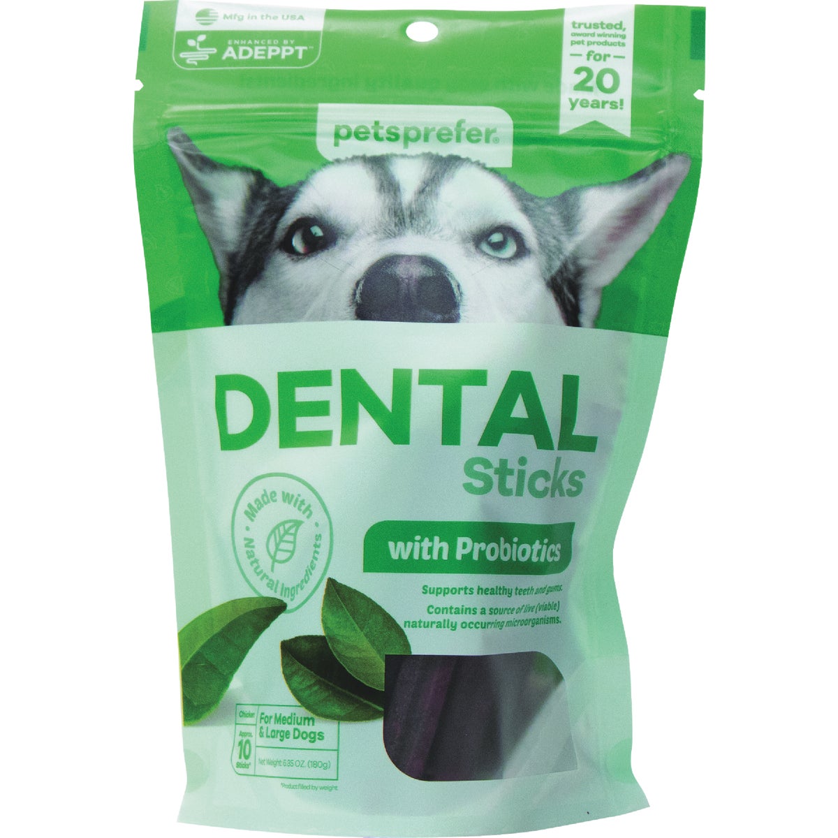 10CT DOG DENTAL STICKS