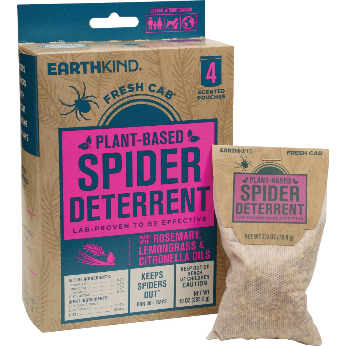 4PK SPIDER REPELLENT