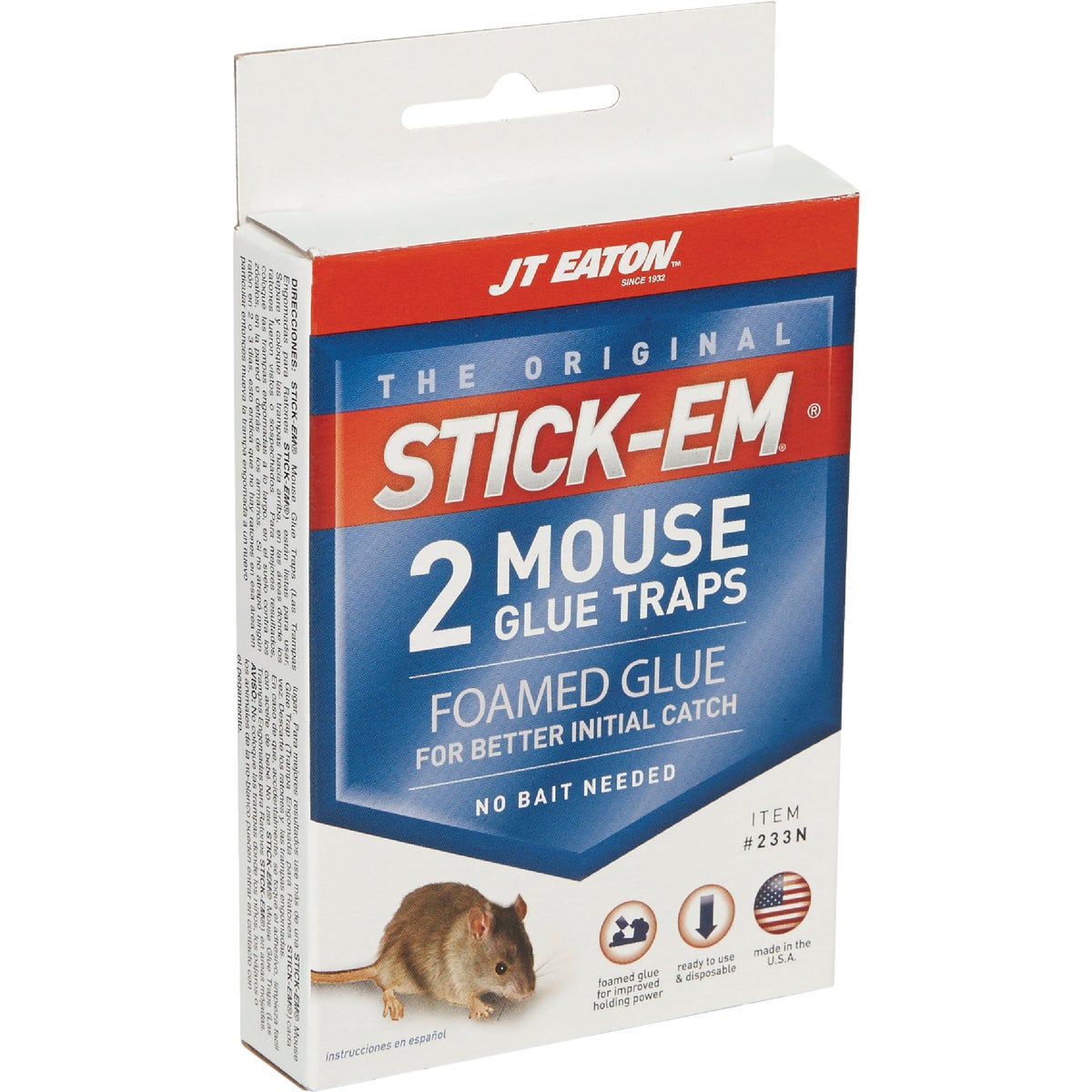 JT Eaton Stick-Em Glue Mouse Trap (2-Pack) 734511