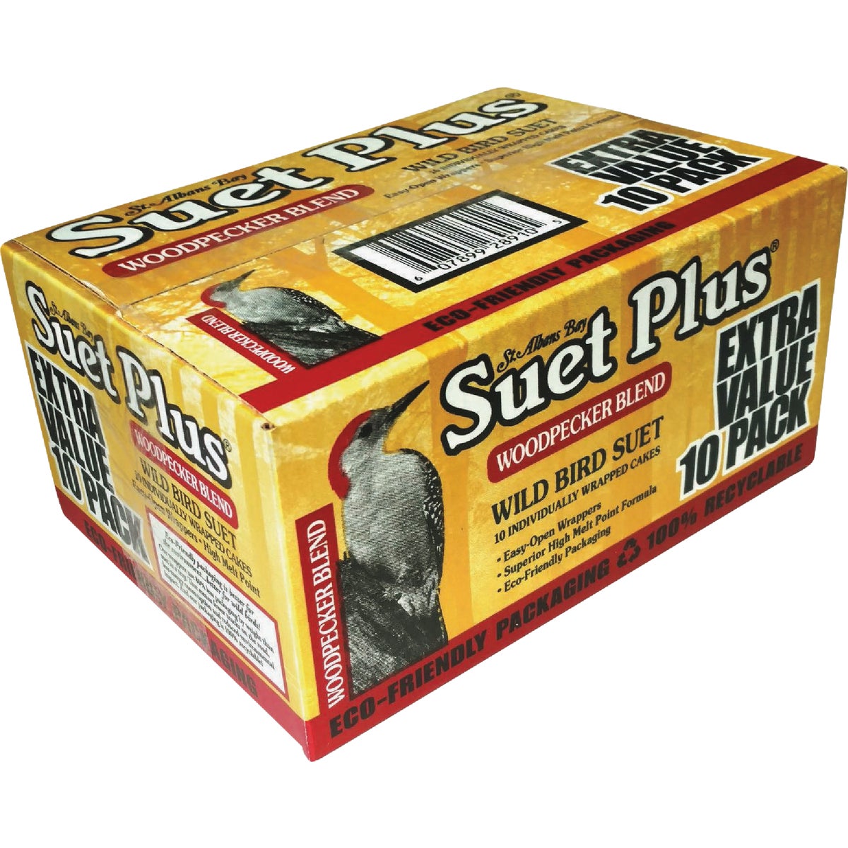 10PK WOODPECKER SUET
