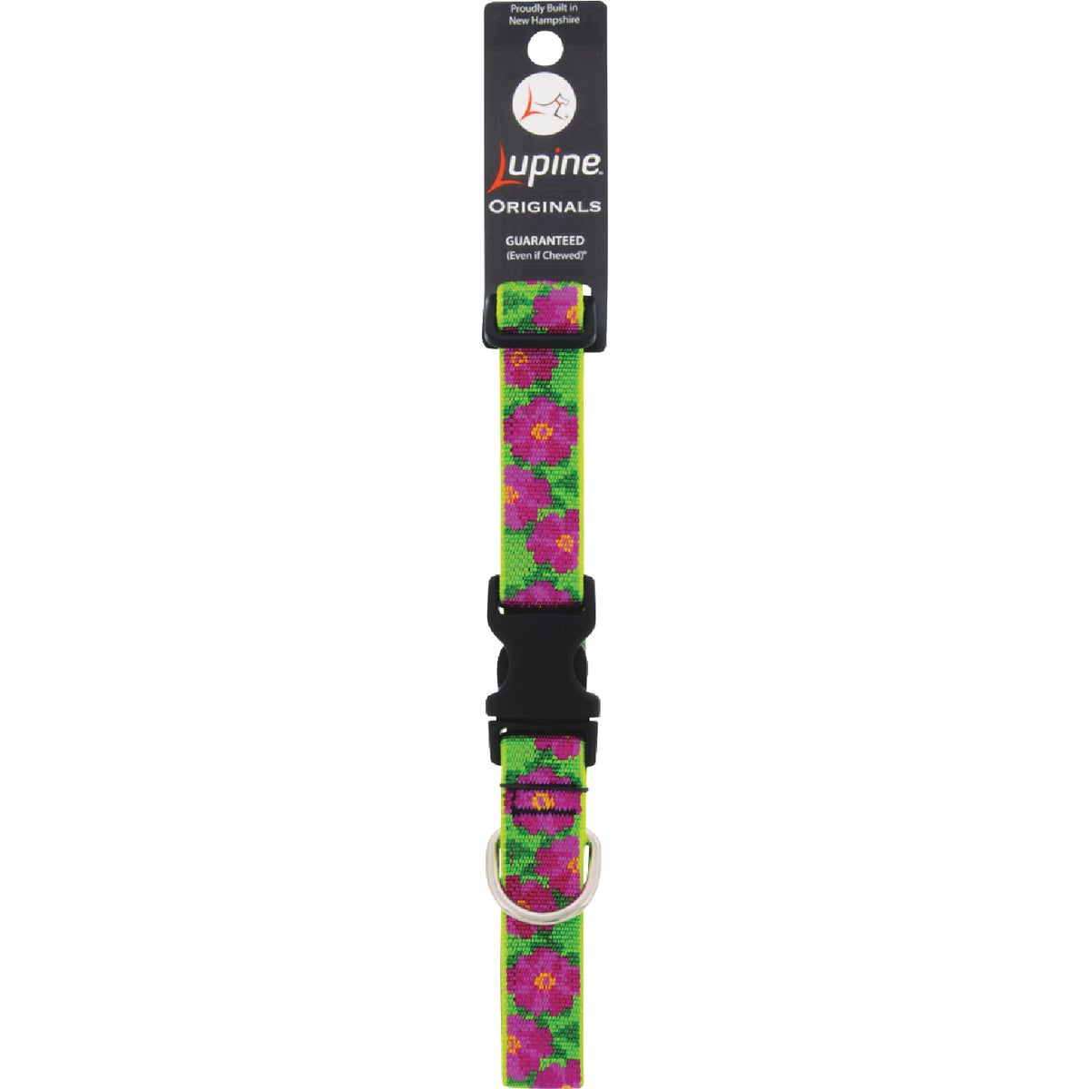 Lupine 1 In. Woven Pattern Petunias  12 In. to 20 In.  Adjustable Collar