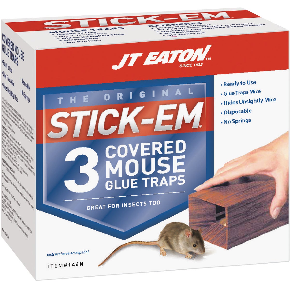 COVERED GLUE TRAP