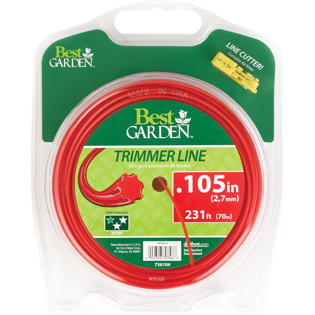 Best Garden 7-Point Trimmer Line 736104