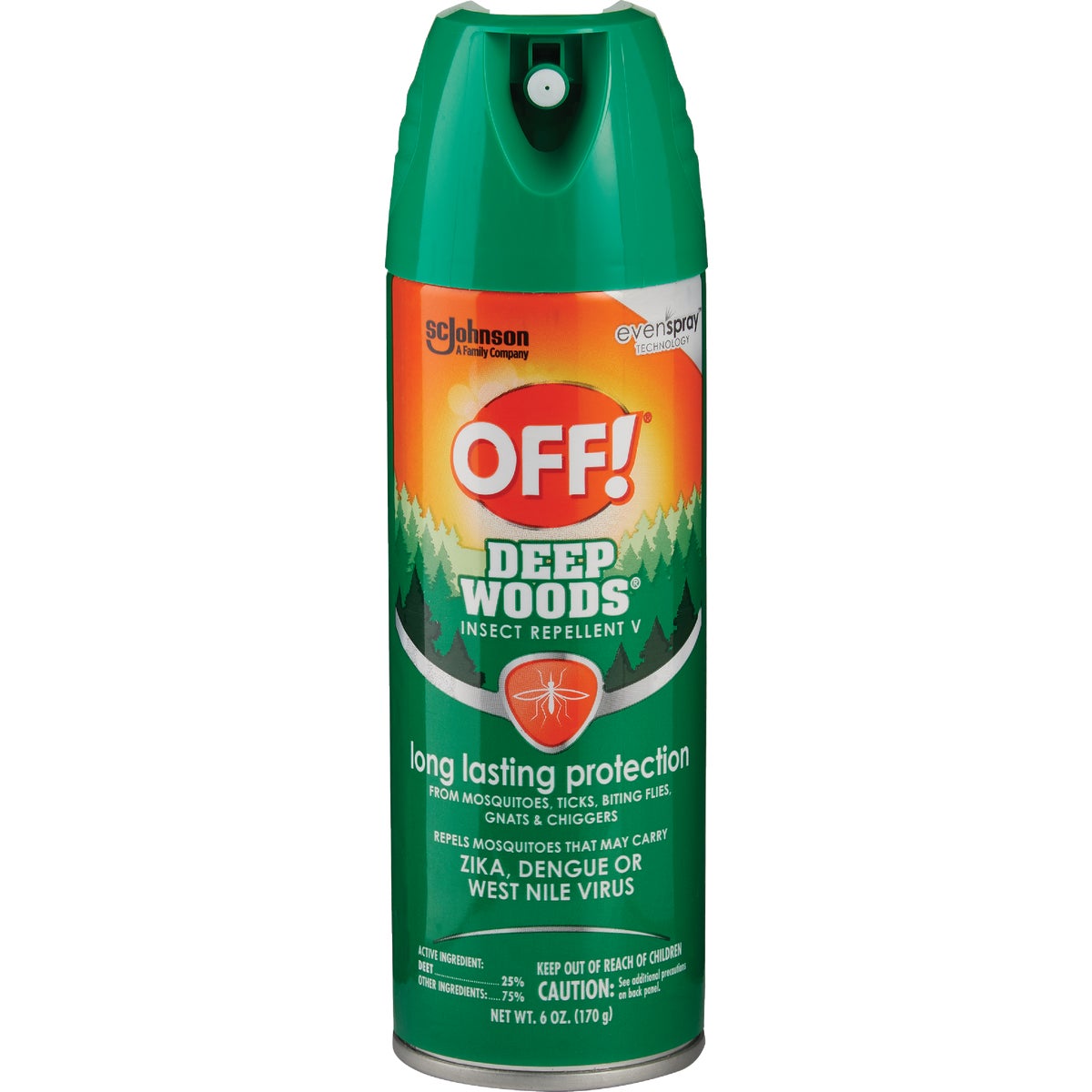 Deep Woods Off 6 Oz. Insect Repellent Aerosol Spray 736859