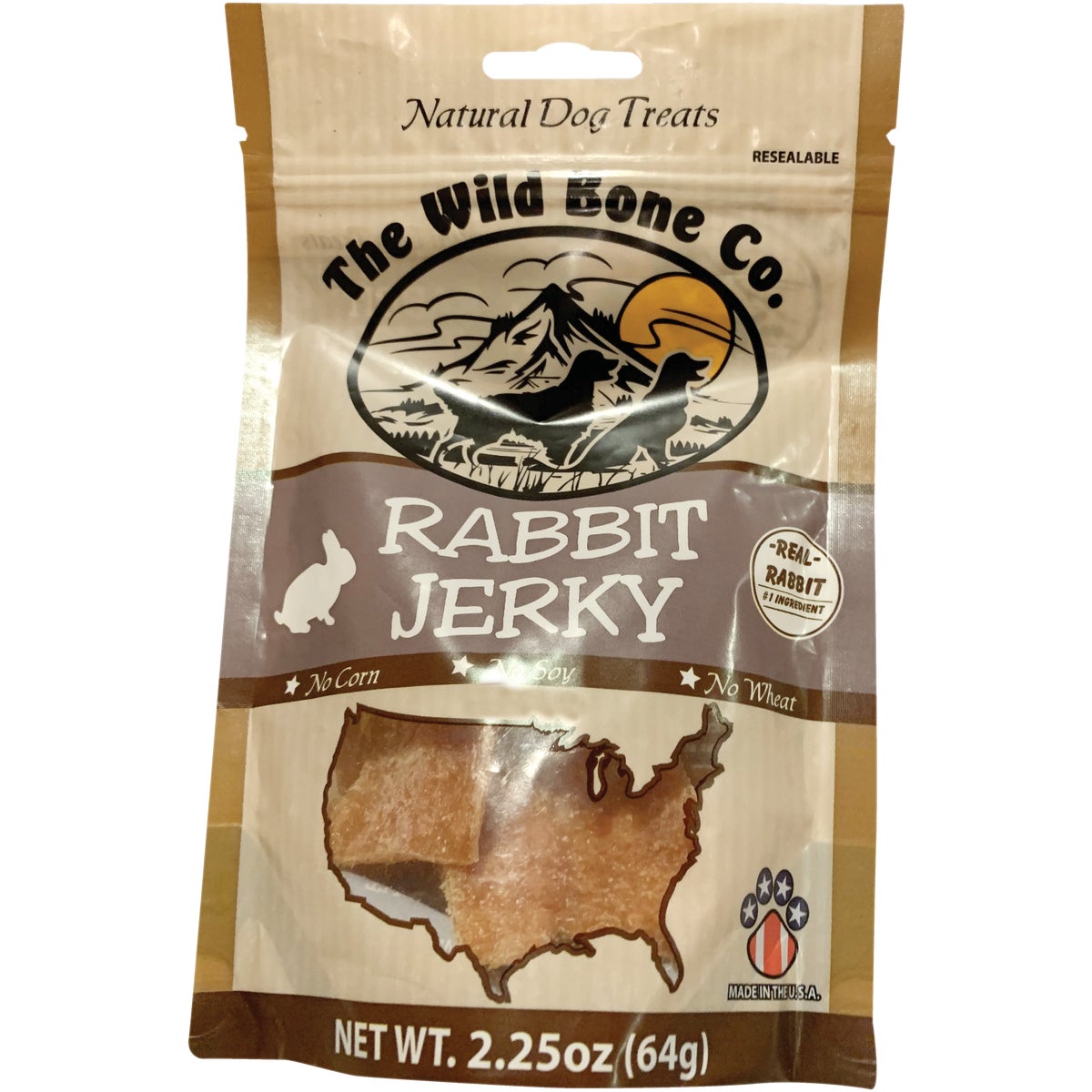 2.25OZ RBTJRKY DOG TREAT
