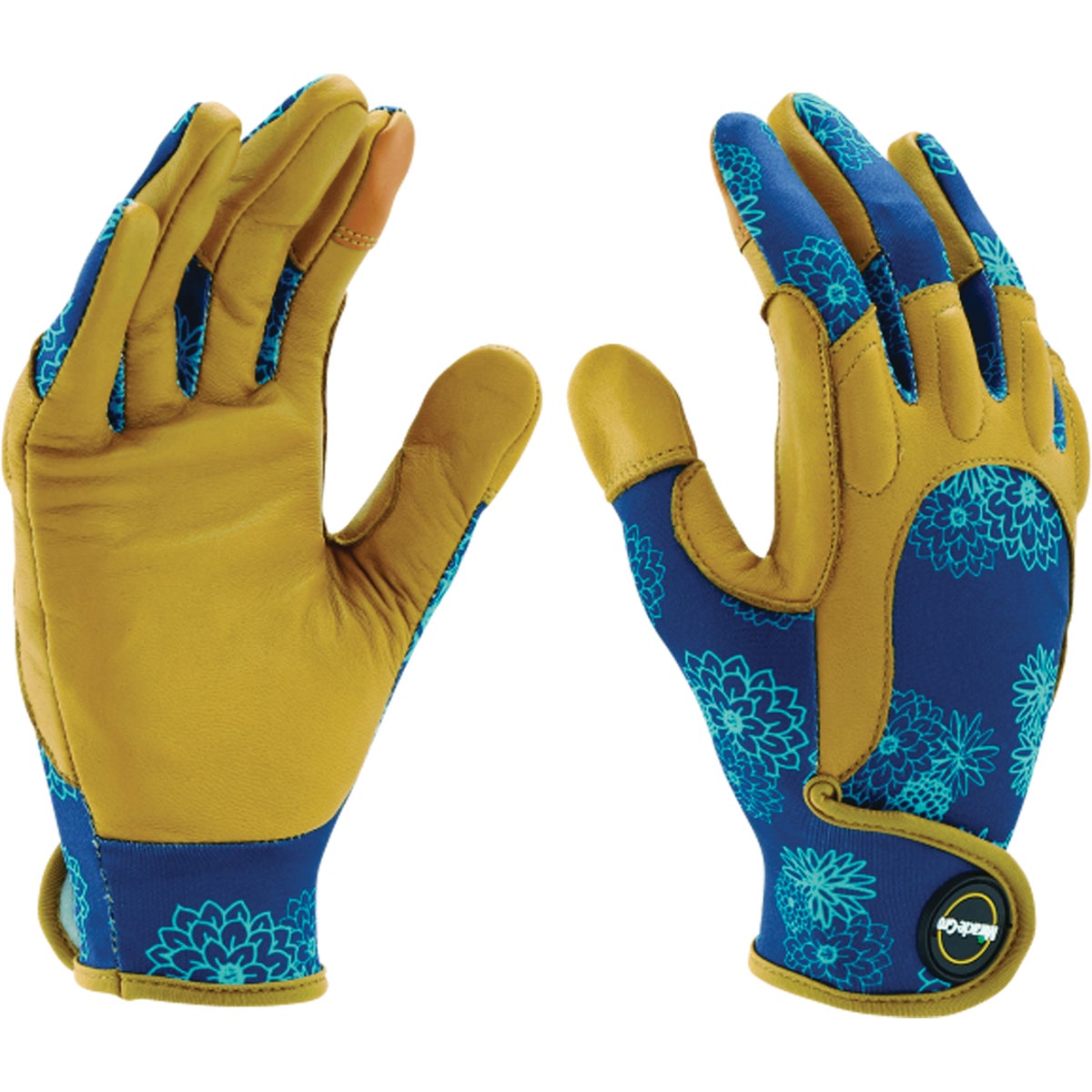 M/L WMN FLORL LTHR GLOVE