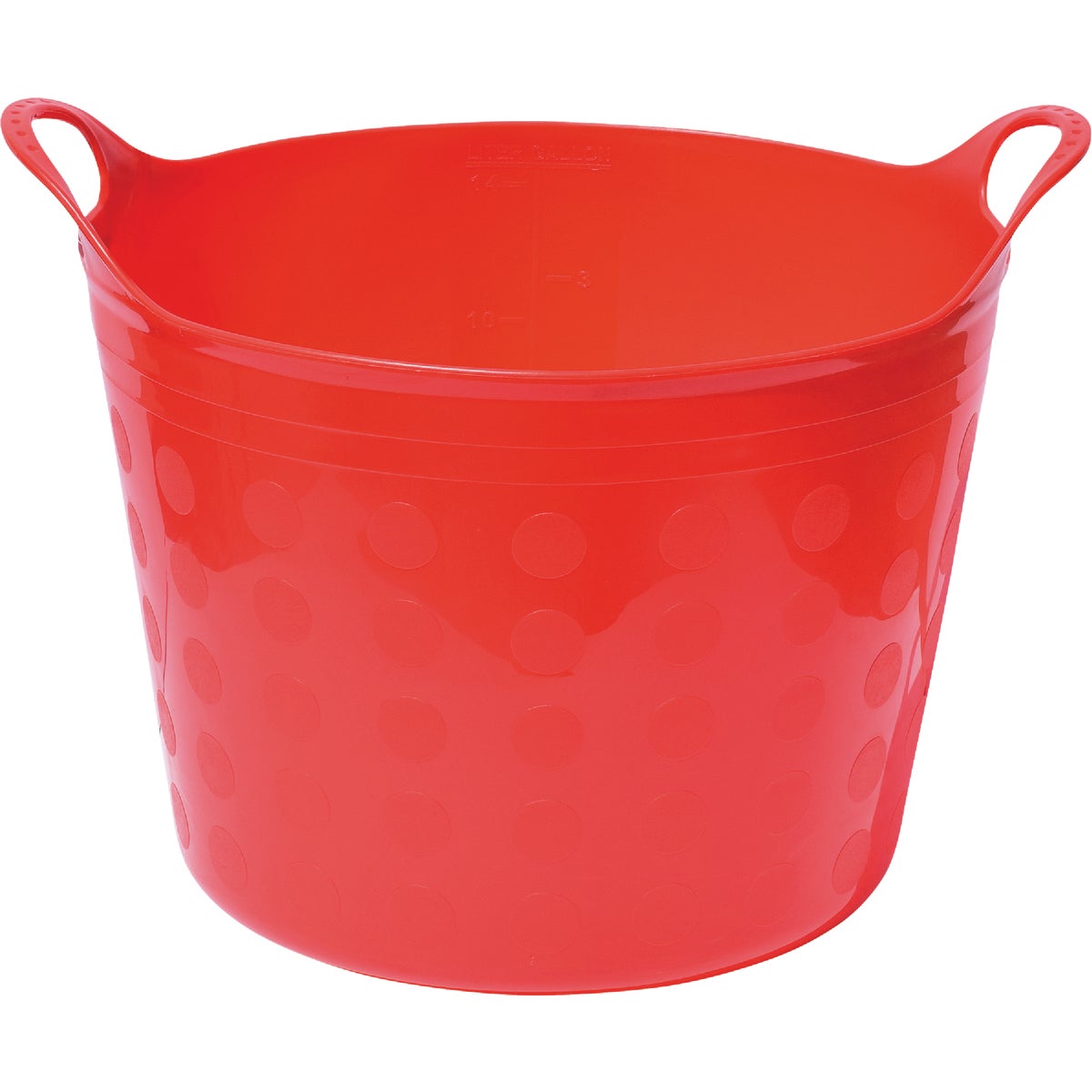 4.2GAL RED FLEX TUB