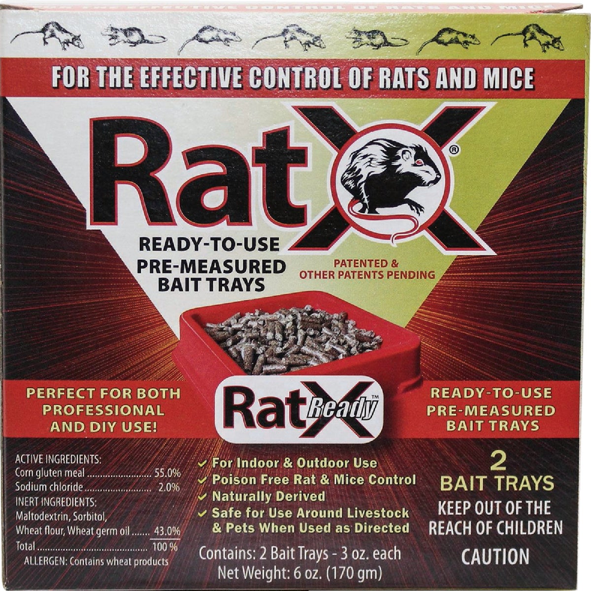 2PK 6OZ RATX READY TRAY