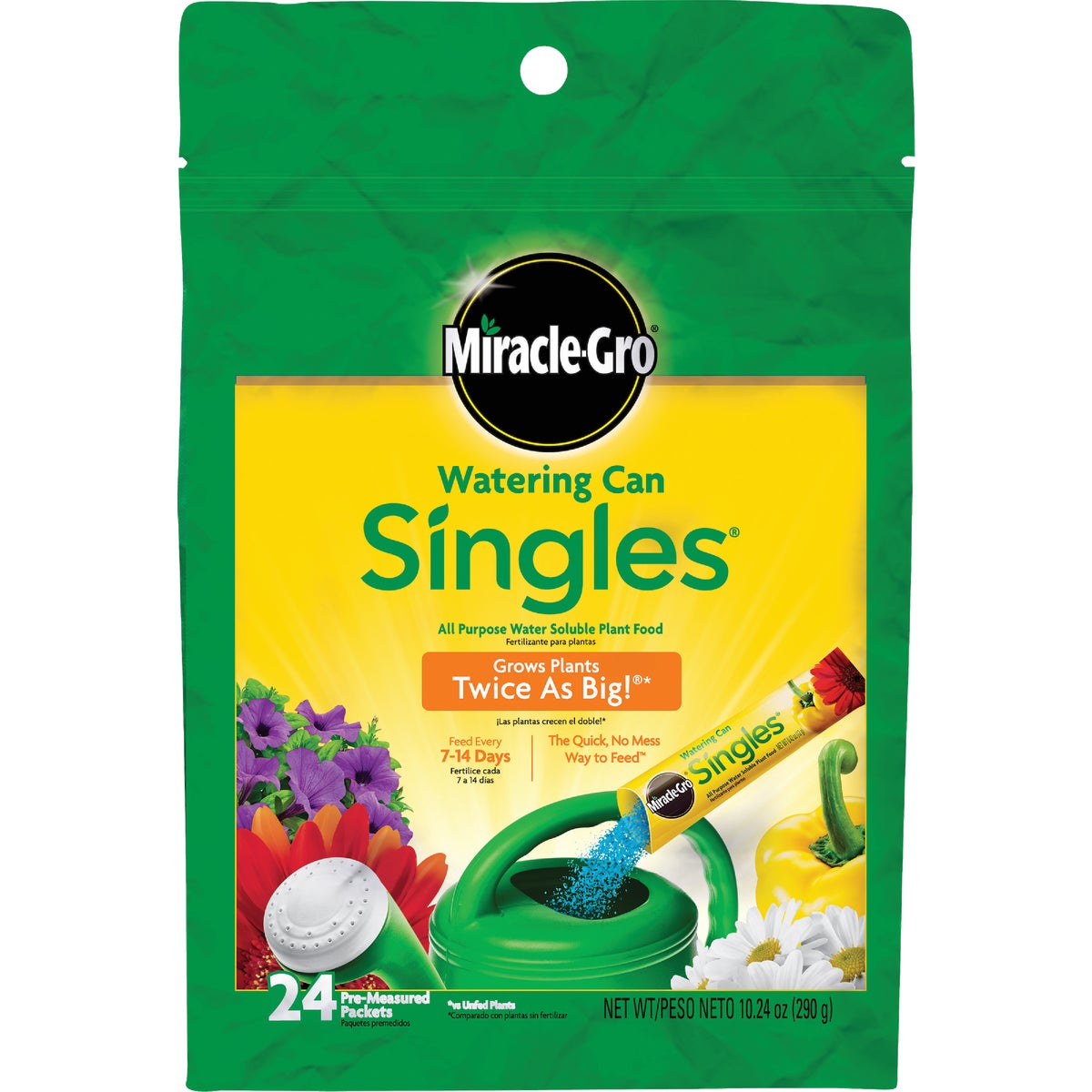 Miracle-Gro Watering Can Singles Dry Plant Food 747486
