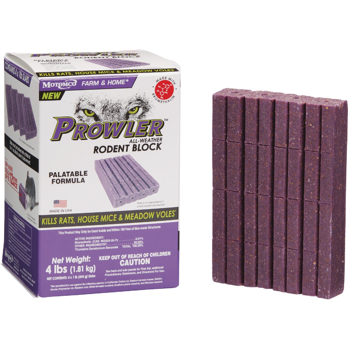 4LB PRWLER RODENT BLOCK