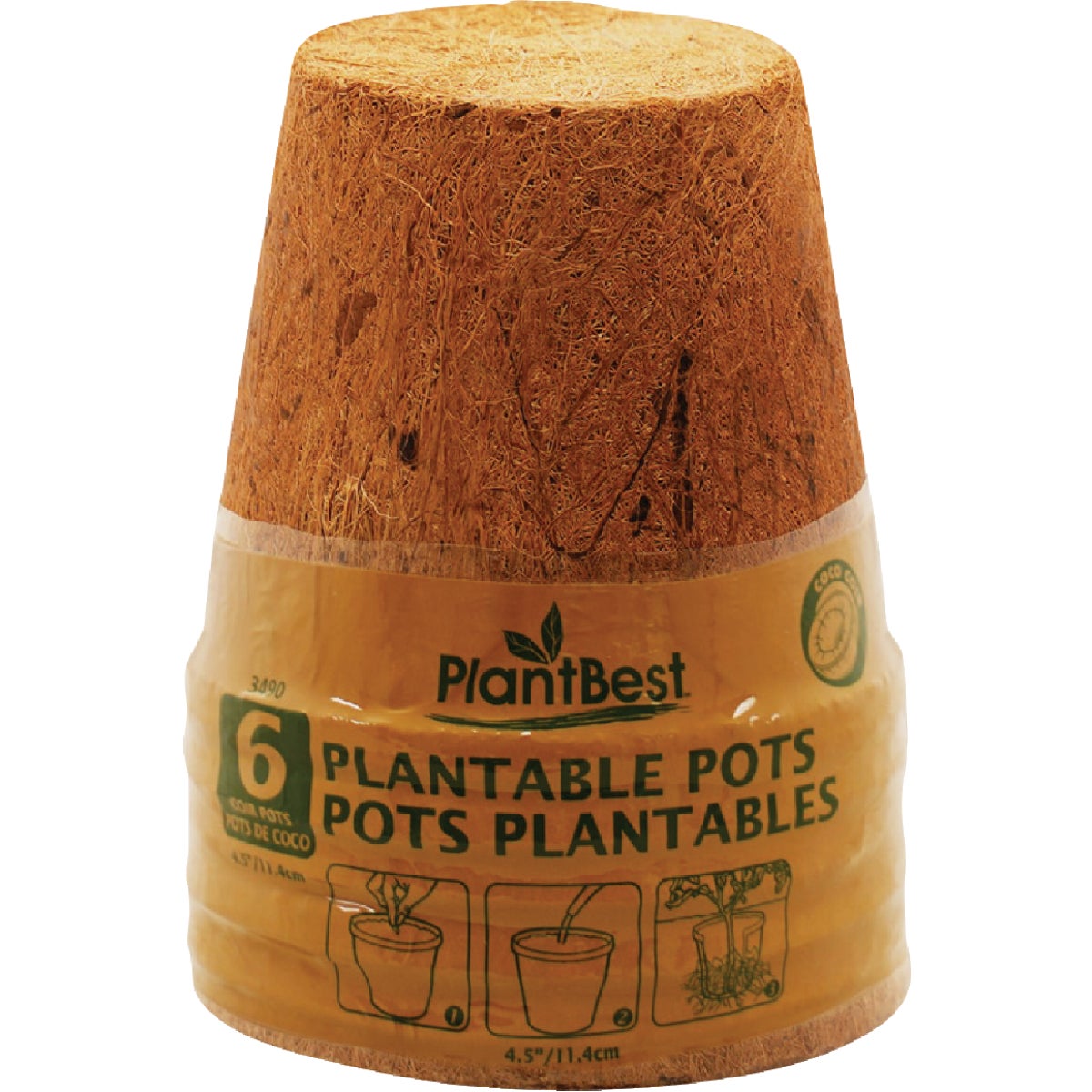 6PK 4.5" RND COIR POT