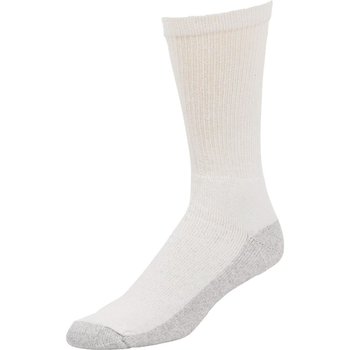 4PK WHT CREW SOCK