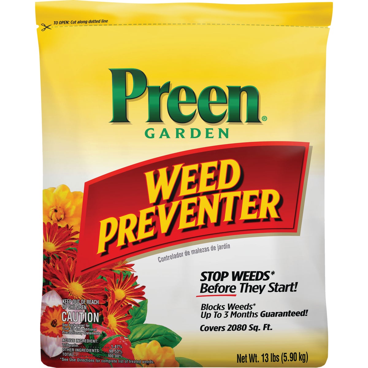 Preen 13 Lb. Ready To Use Granules Garden Weed Preventer 751298