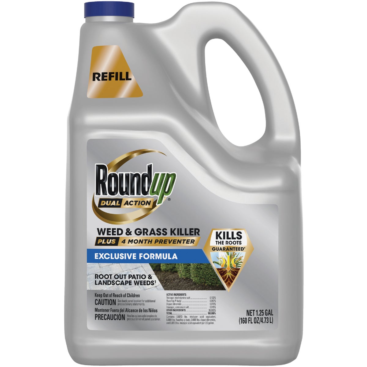 Roundup Dual Action 1.25 Gal. Refill Weed & Grass Killer