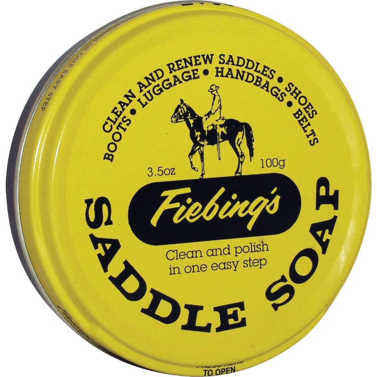 3OZ YEL PTE SADDLE SOAP