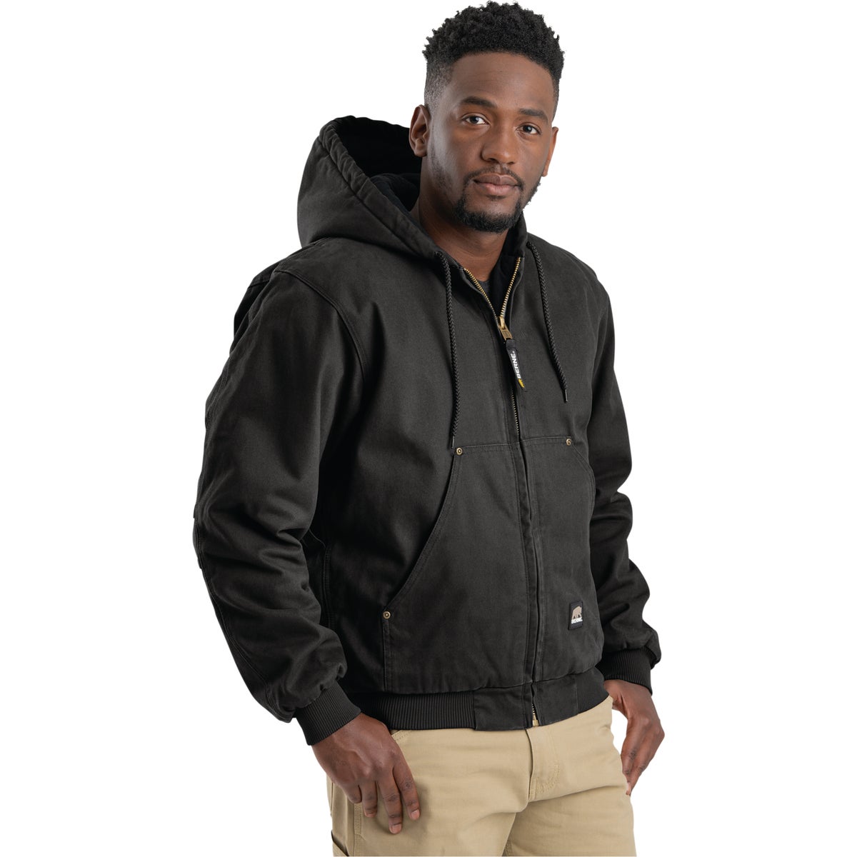 LRG BLCK HRTLAND COAT