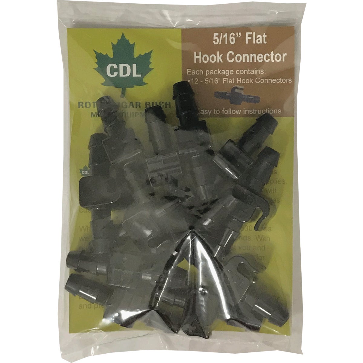 12PK 5/16 FLAT CONNECTOR