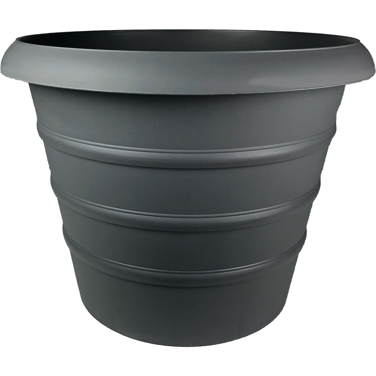 Marina 12 Inch Diameter Slate Blue Poly Planter Model Msa12001de2