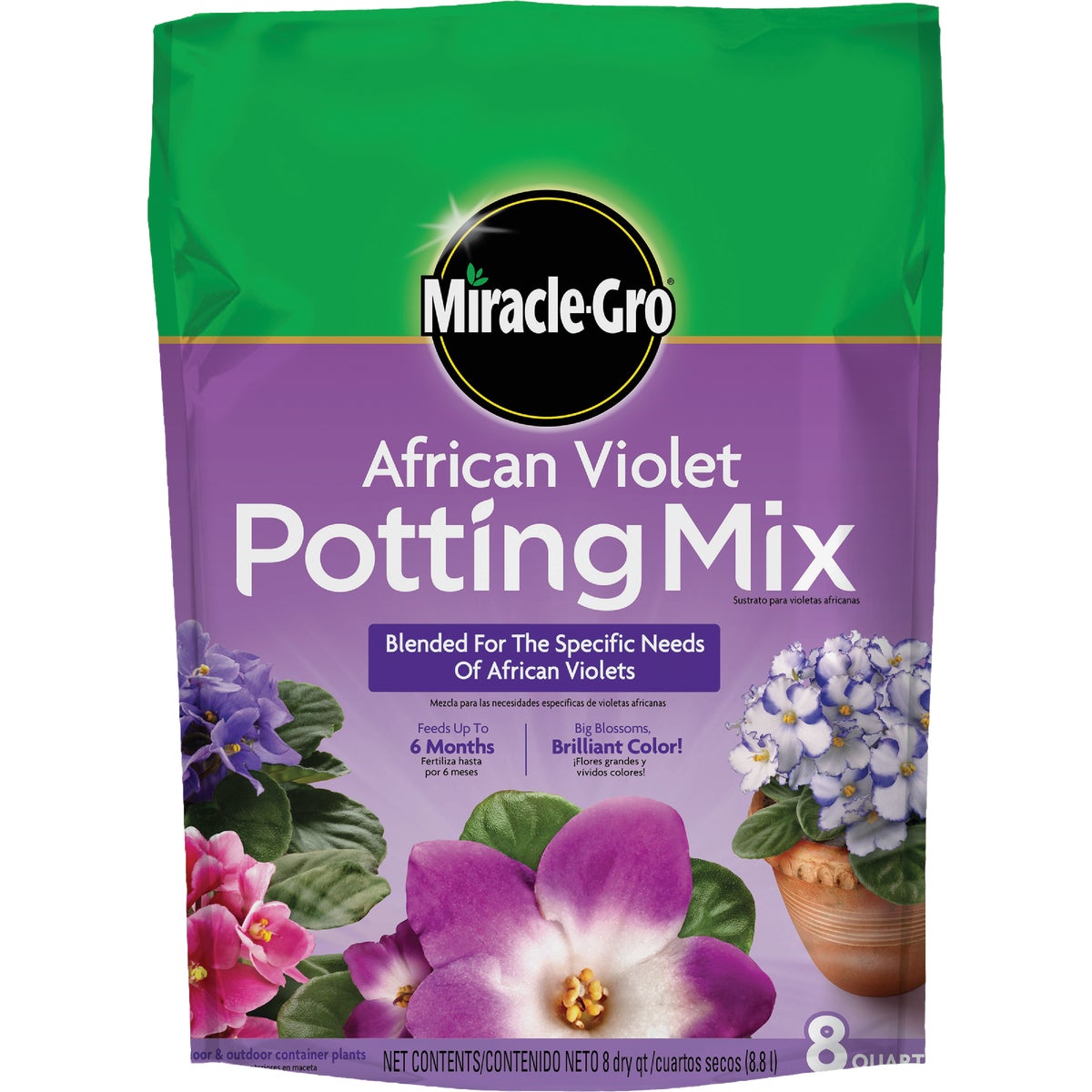 8QT VIOLET POTTING SOIL