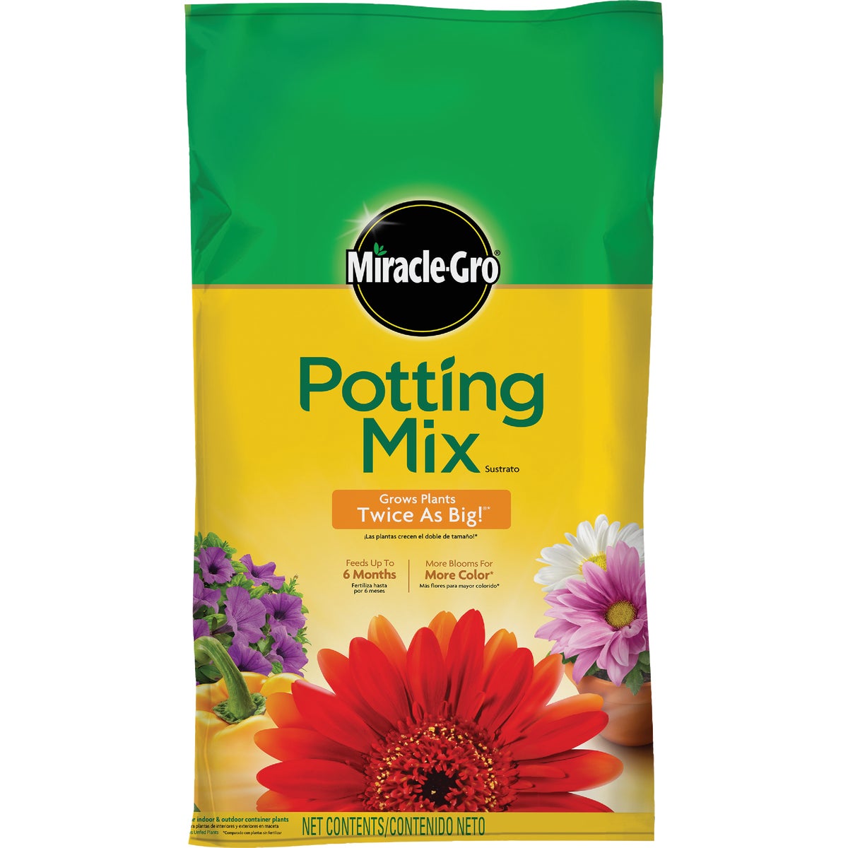 Miracle-Gro 1 Cu. Ft. 32-1/2 Lb. All Purpose Indoor & Outdoor Plants Potting Soil 759860