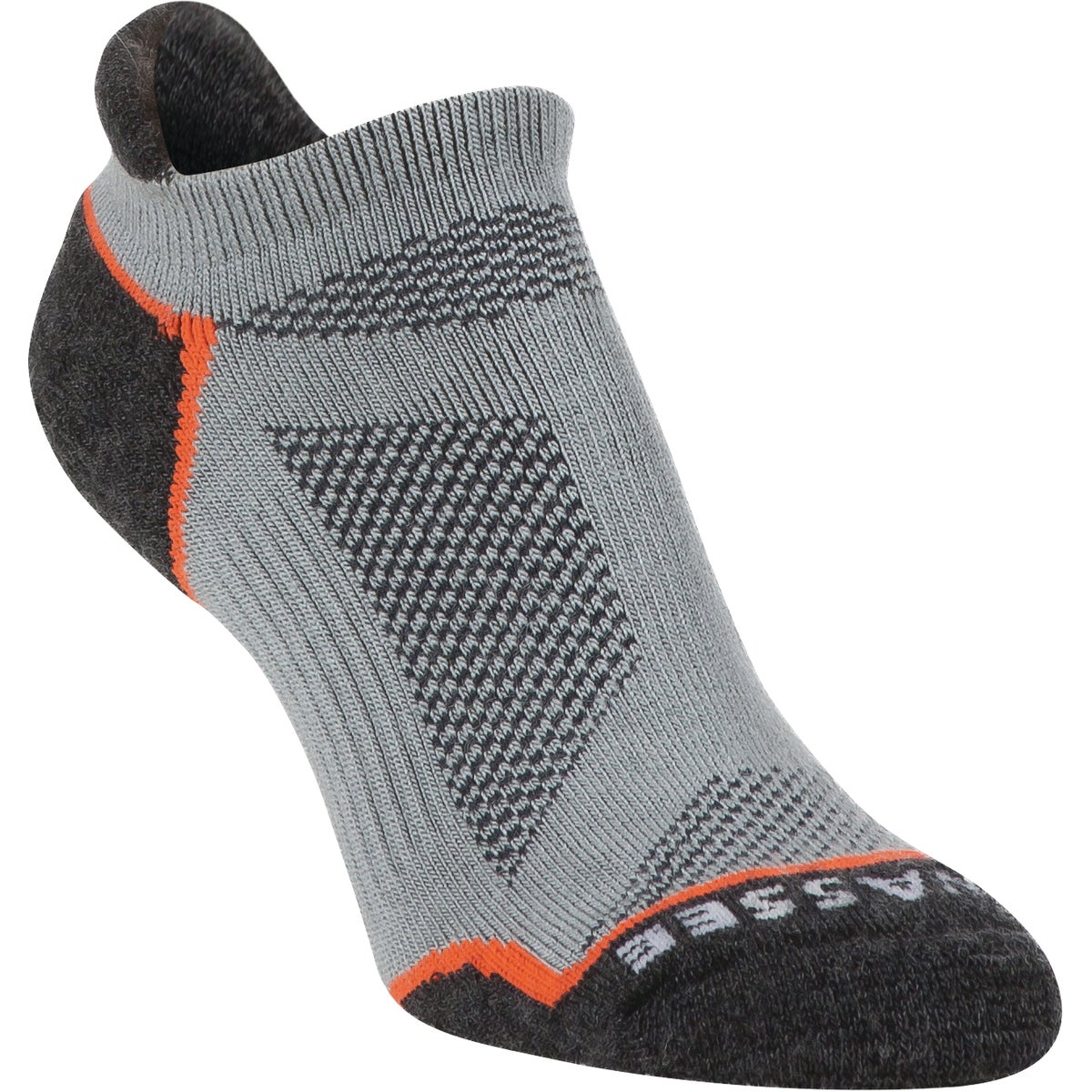 LT WT NO-SHOW GRY SOCK