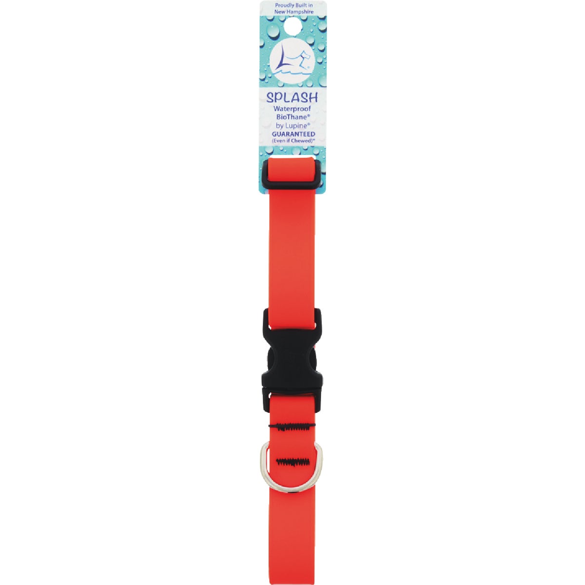 Lupine 1 In. Waterproof Neon Orange 12 to 20 In. Adjustable Collar