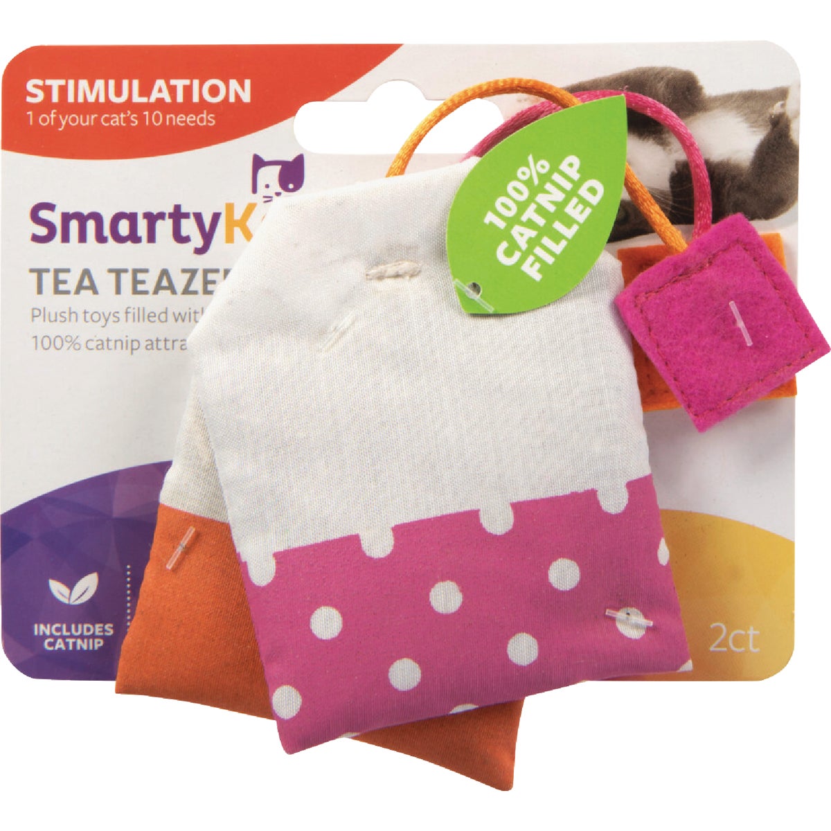 2PK TEA TEAZR CAT TOY