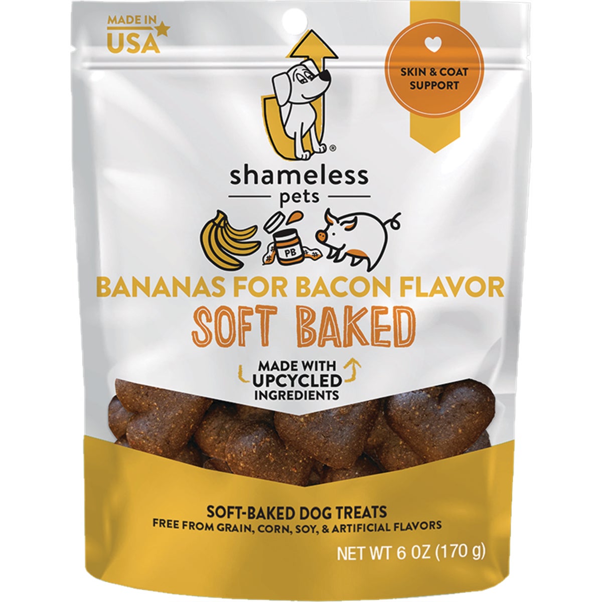 6OZ BCN/BAN DOG TREAT
