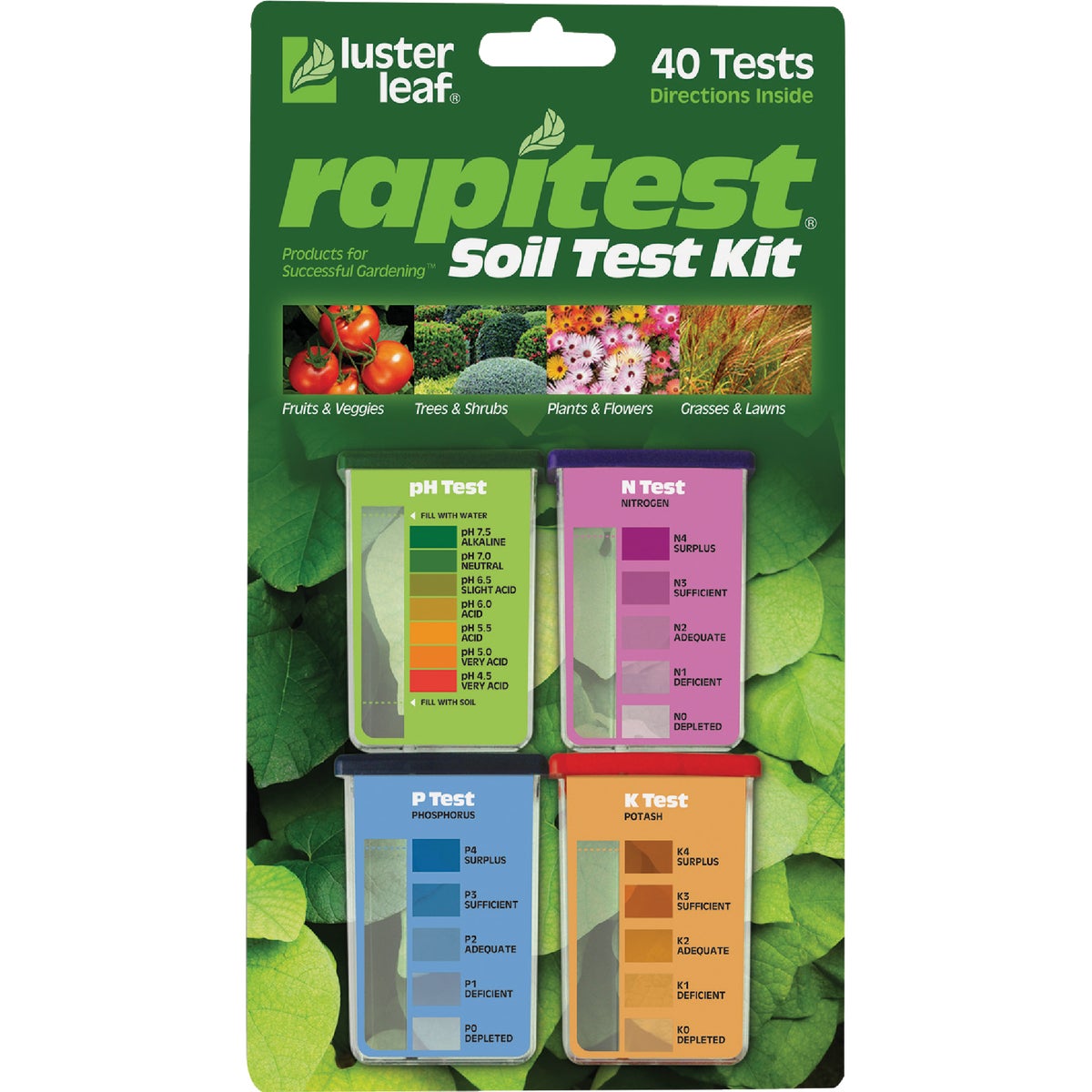 Rapitest Plastic Soil Tester Kit (4-Pack) 764515