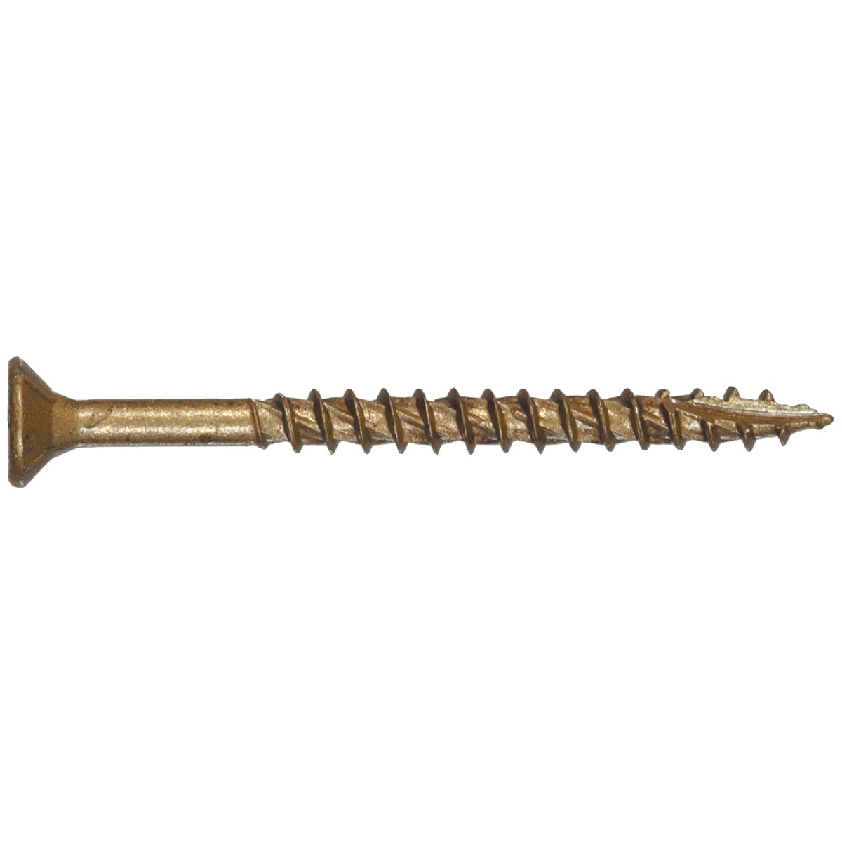Hillman Power Pro #10 x 5 In. Bronze Ceramic Flat Head Star Exterior Wood Screw (750 Ct., 1/4 Keg) 764876