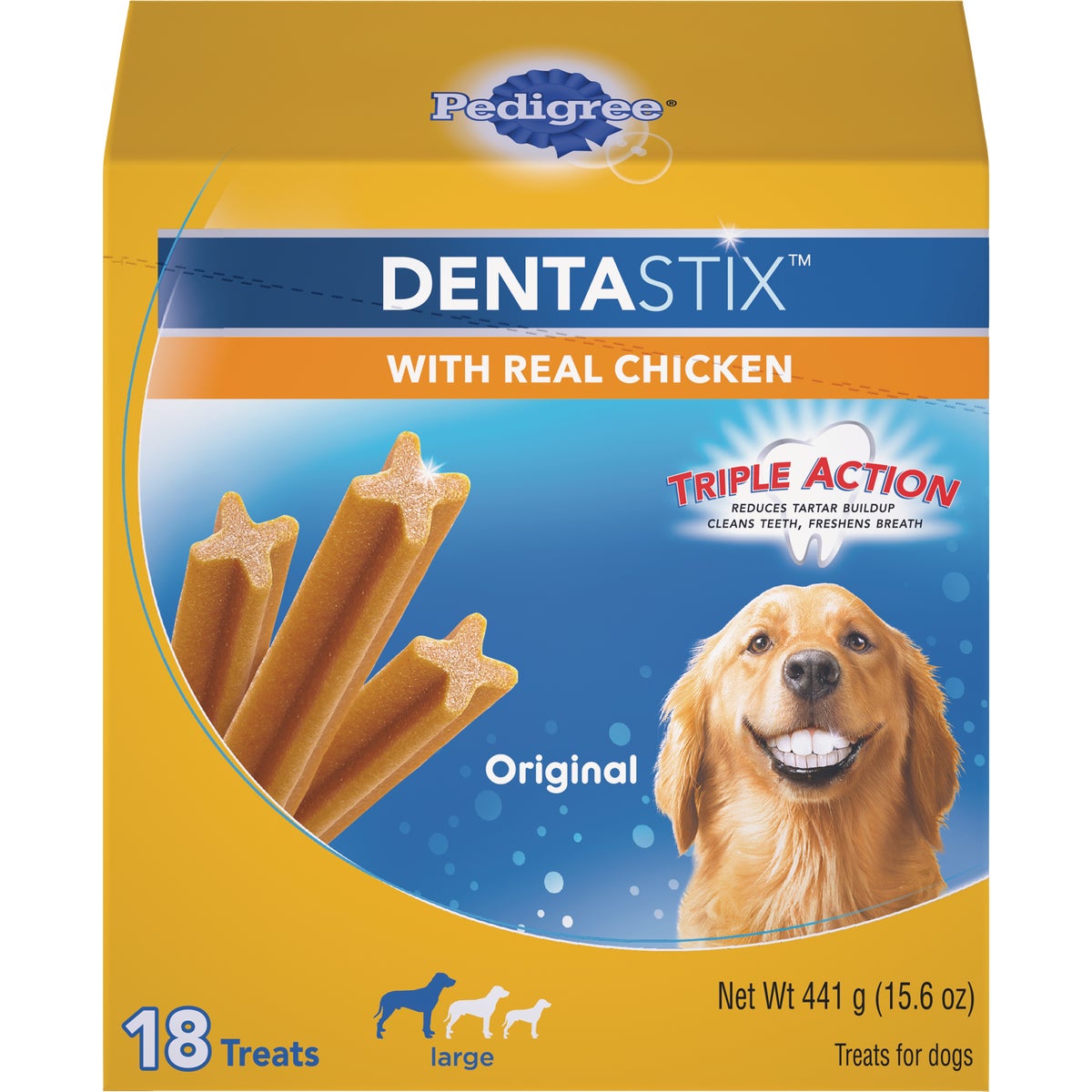 18CT LG DNTL DOG TREAT