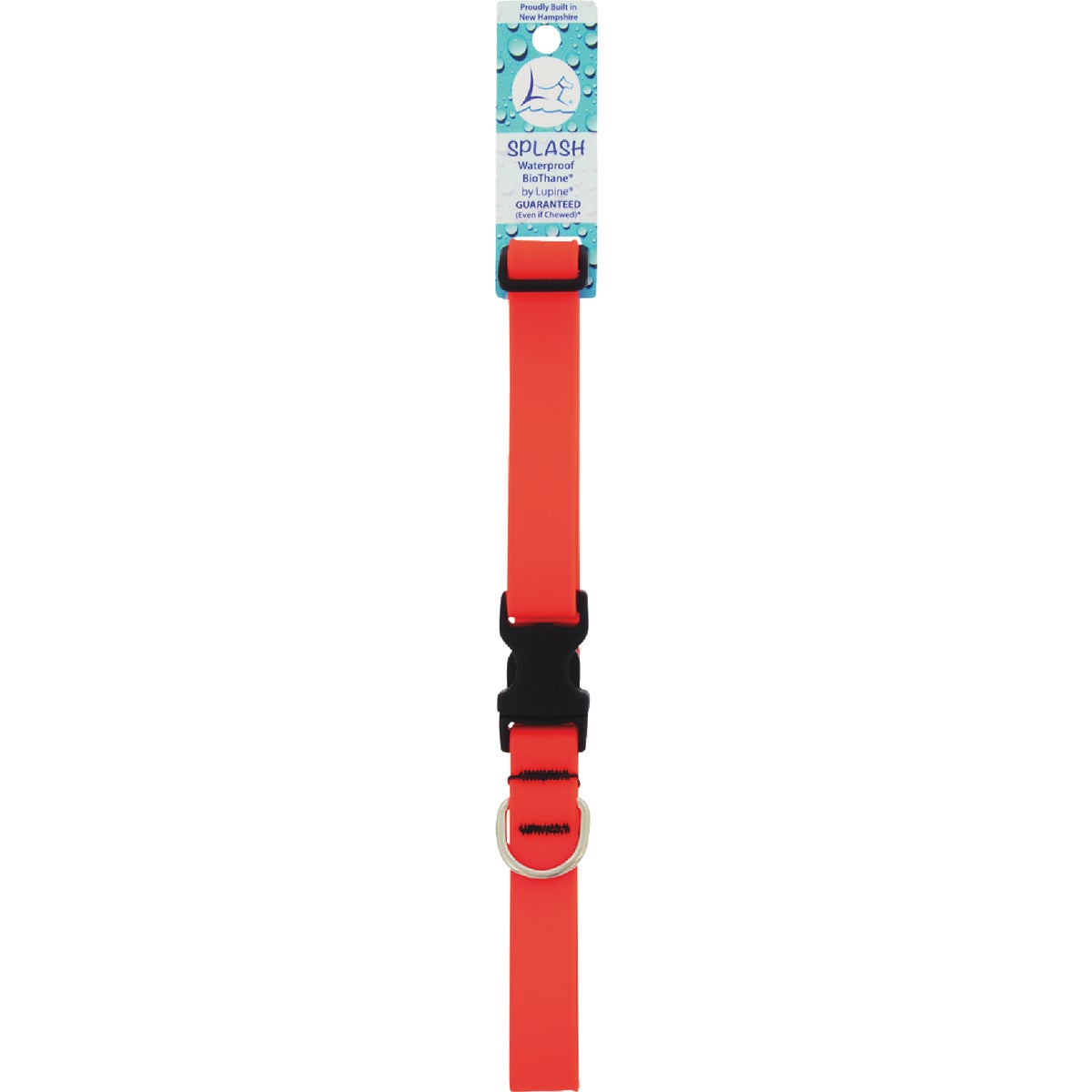 Lupine 1 In. Waterproof Neon Orange 16 to 28 In. Adjustable Collar