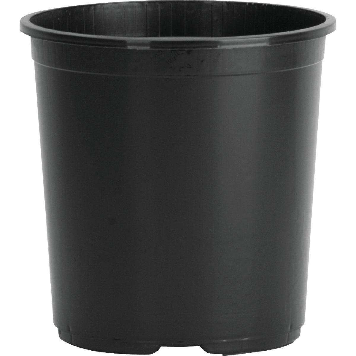 3.8 GAL BLACK SQUAT POT