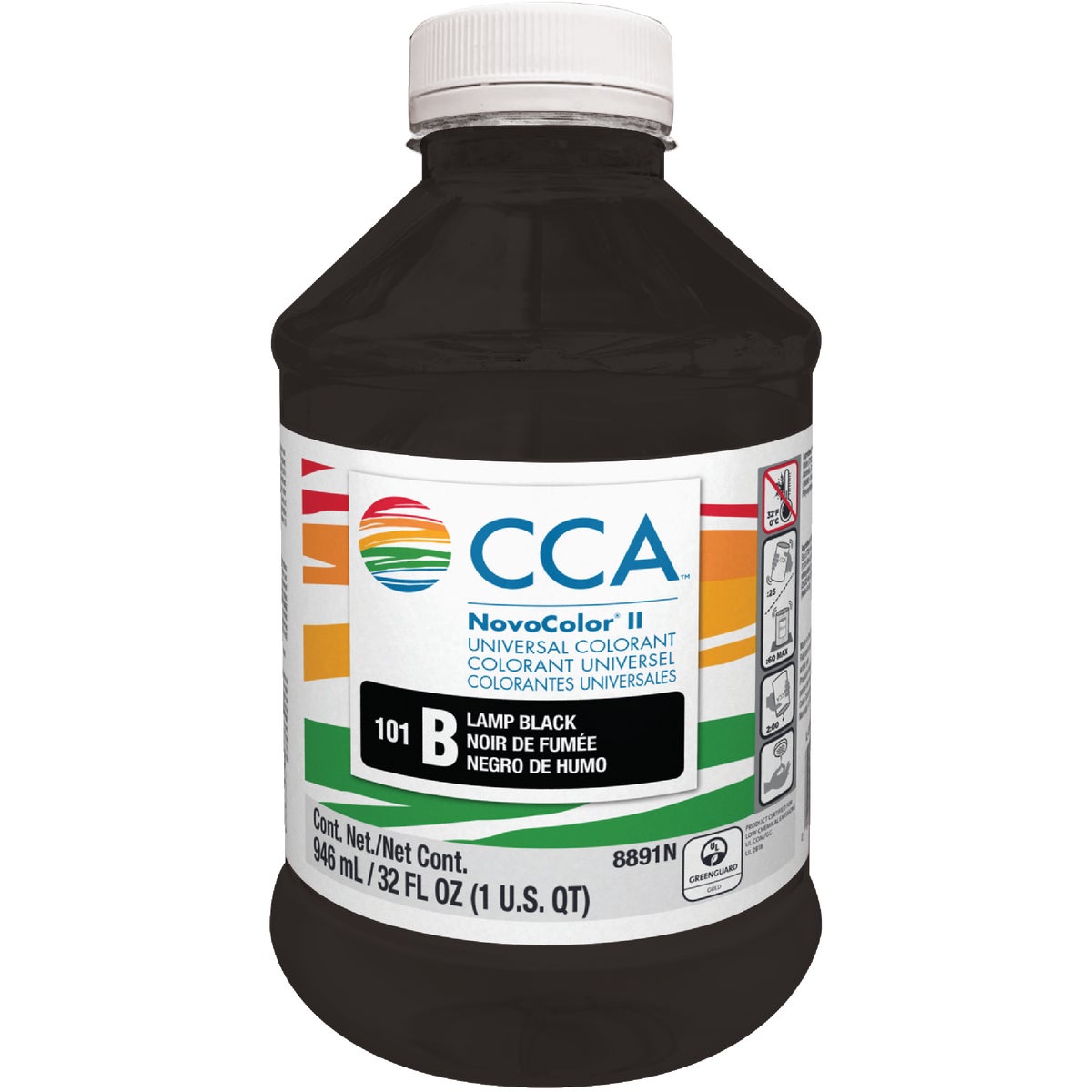 Valspar NovoColor II Paint Colorant, Lamp Black, 1 Qt. 770764