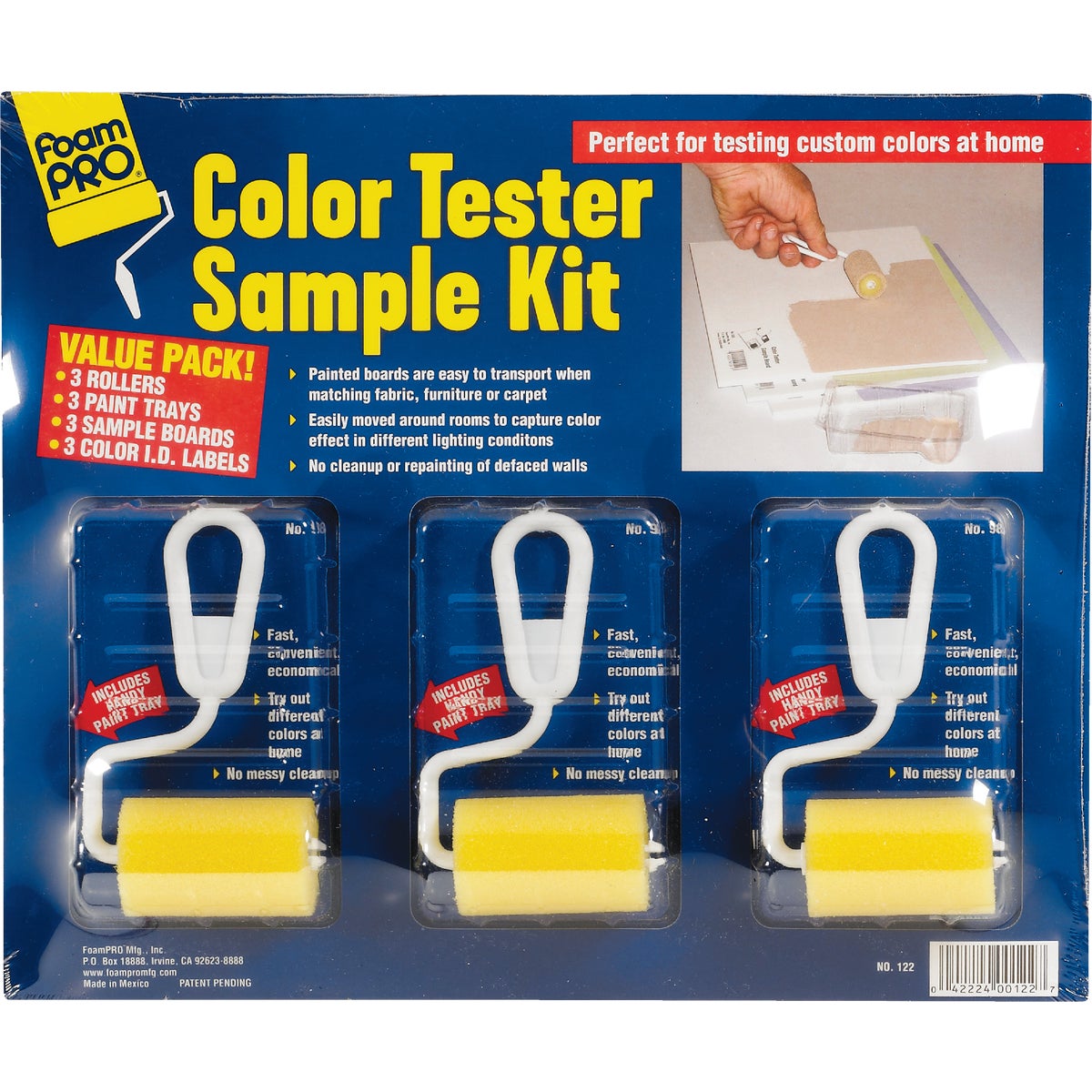 COLOR TEST SAMPLE KIT