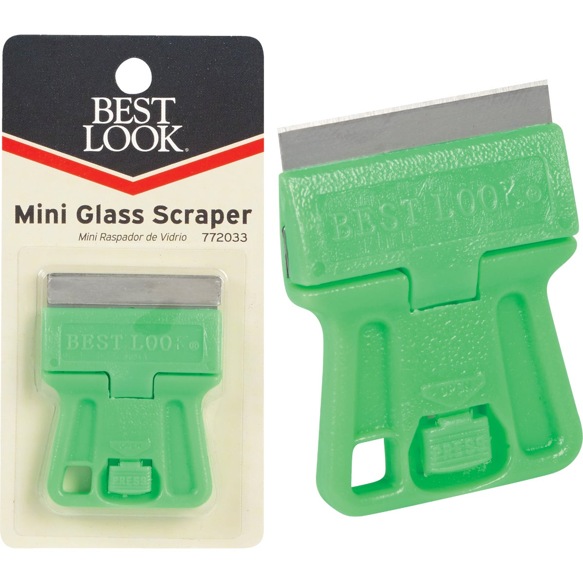 Best Look Mini Glass Razor Scraper 772033