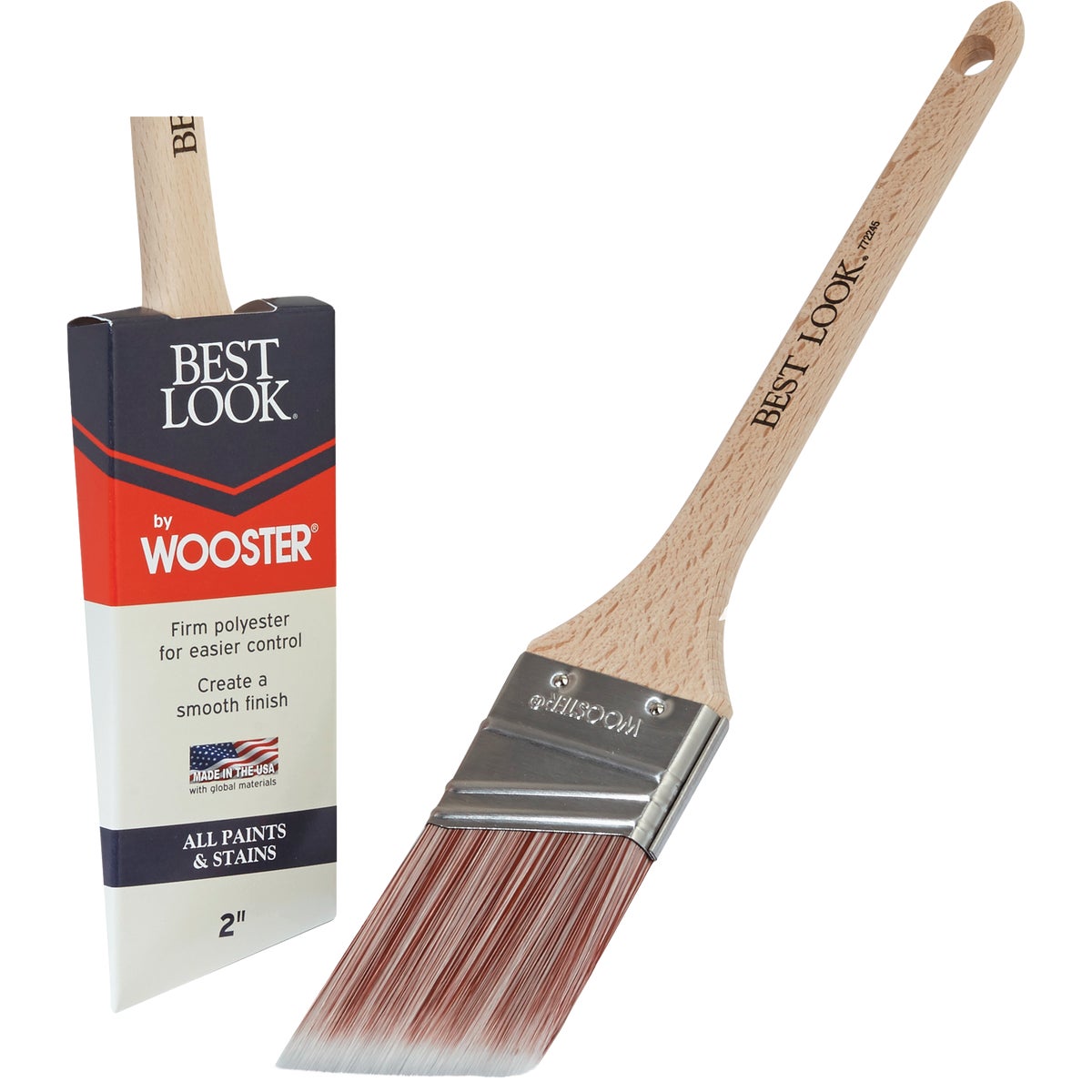 Best Look By Wooster Synthetic Polyester Paint Brush 772245