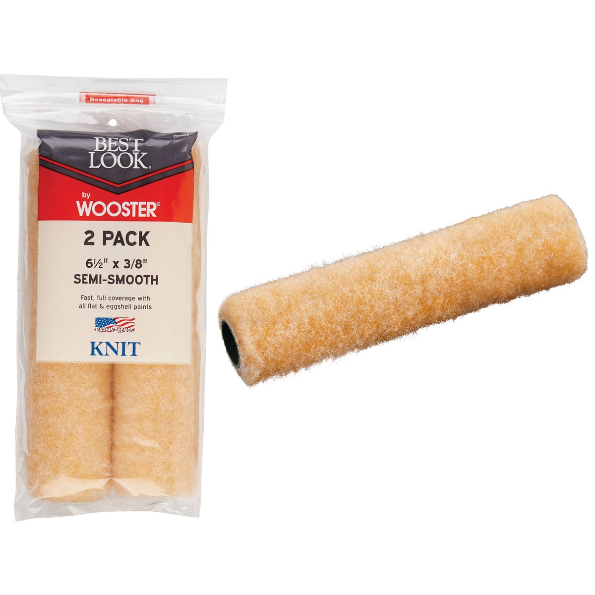 Best Look By Wooster Mini Knit Fabric Roller Cover 772318