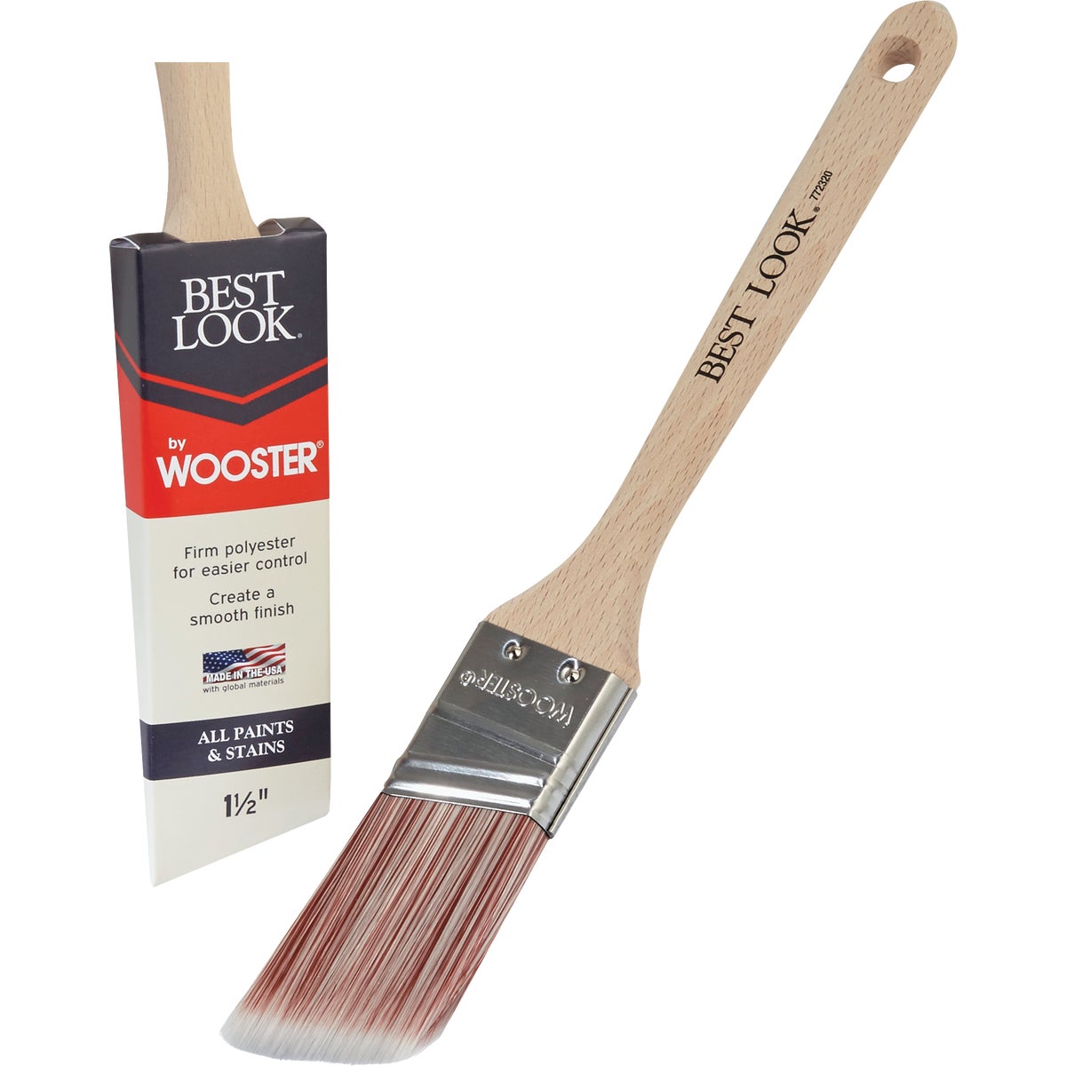 Best Look By Wooster Synthetic Polyester Paint Brush 772320