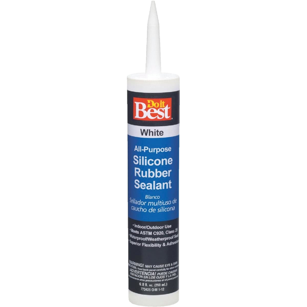 Do it Best 9.8 Oz. All-Purpose Silicone Sealant, White 773425