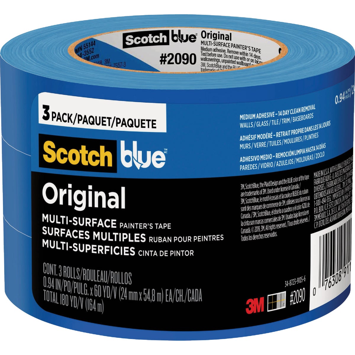 3ROLL 0.94"X60 YD TAPE