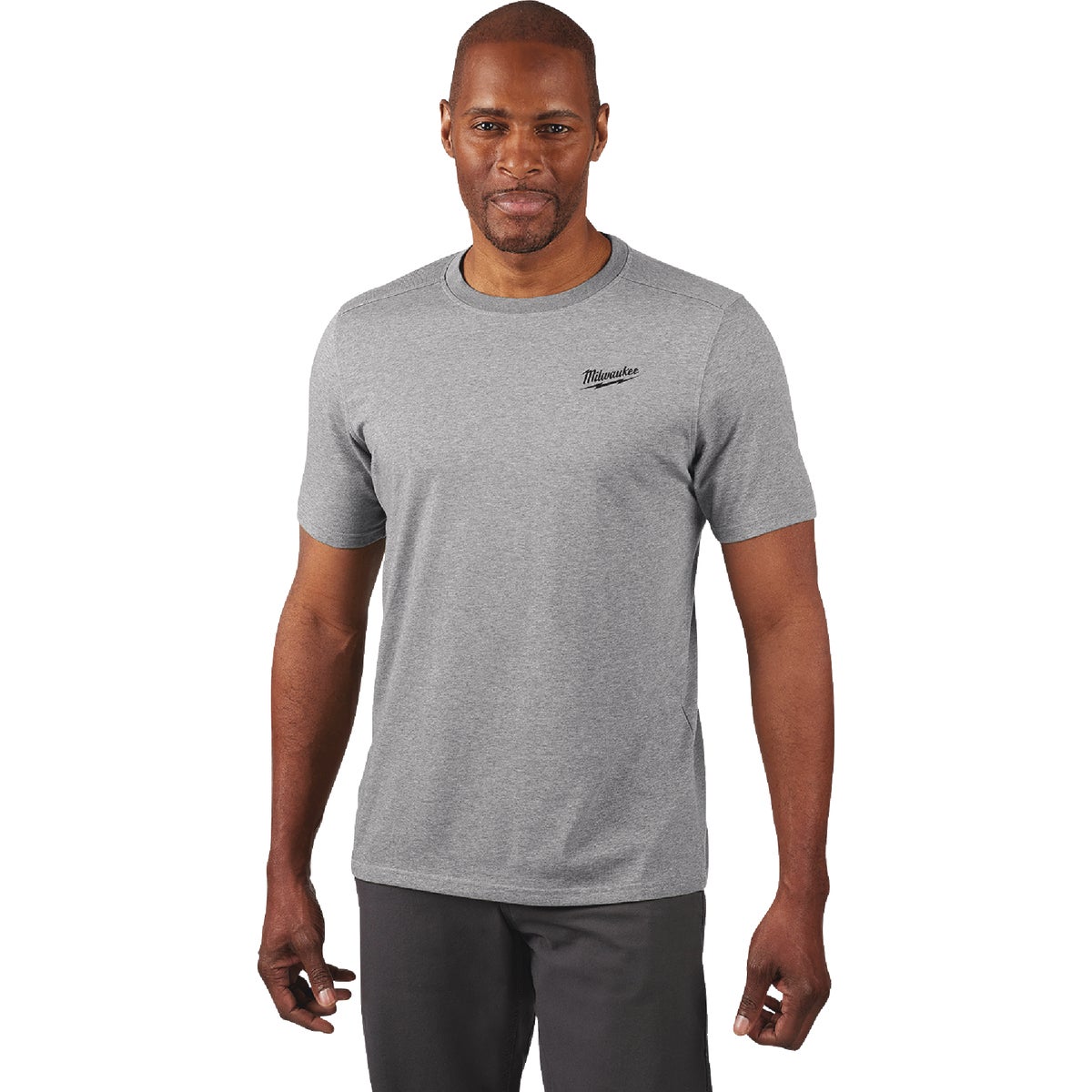 L GRY SS HYBRID SHIRT