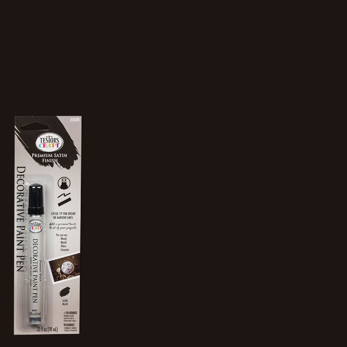 BLACK TESTORS PAINT PEN