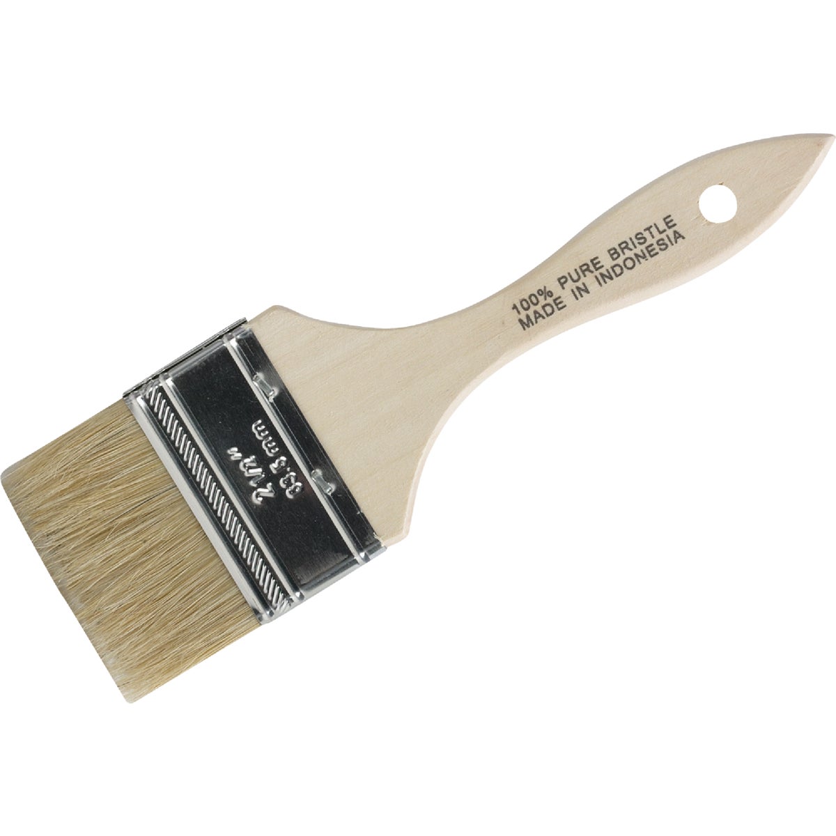 Natural White Hog Bristle Paint Brush 774745