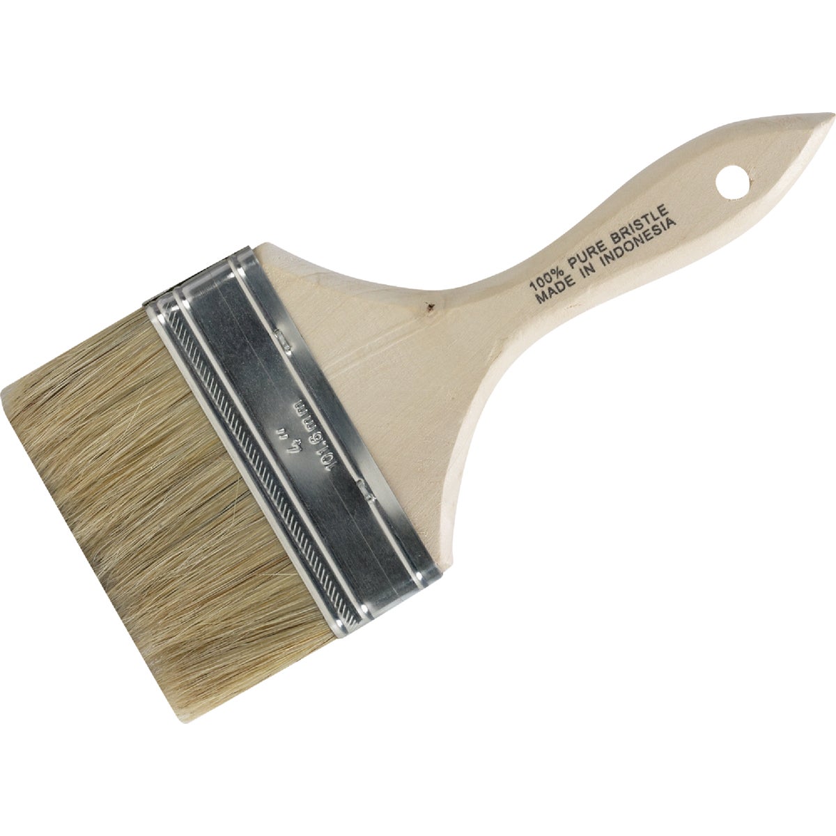 Natural White Hog Bristle Paint Brush 774763