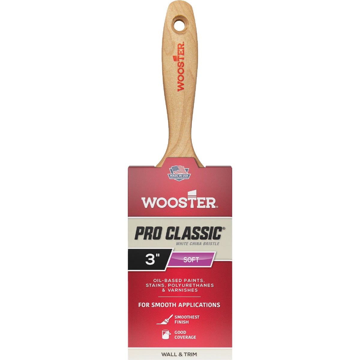 3" WHT BRSTLE VARN BRUSH