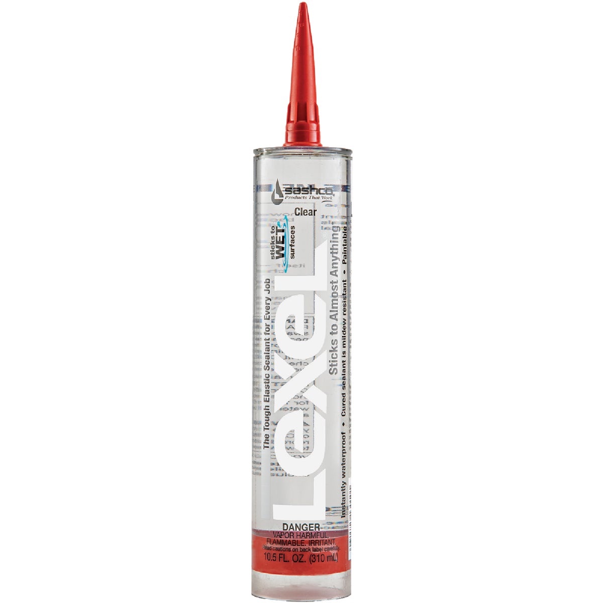 Sashco Lexel 10.5 Oz. Caulk Polymer Sealant, Clear 780472