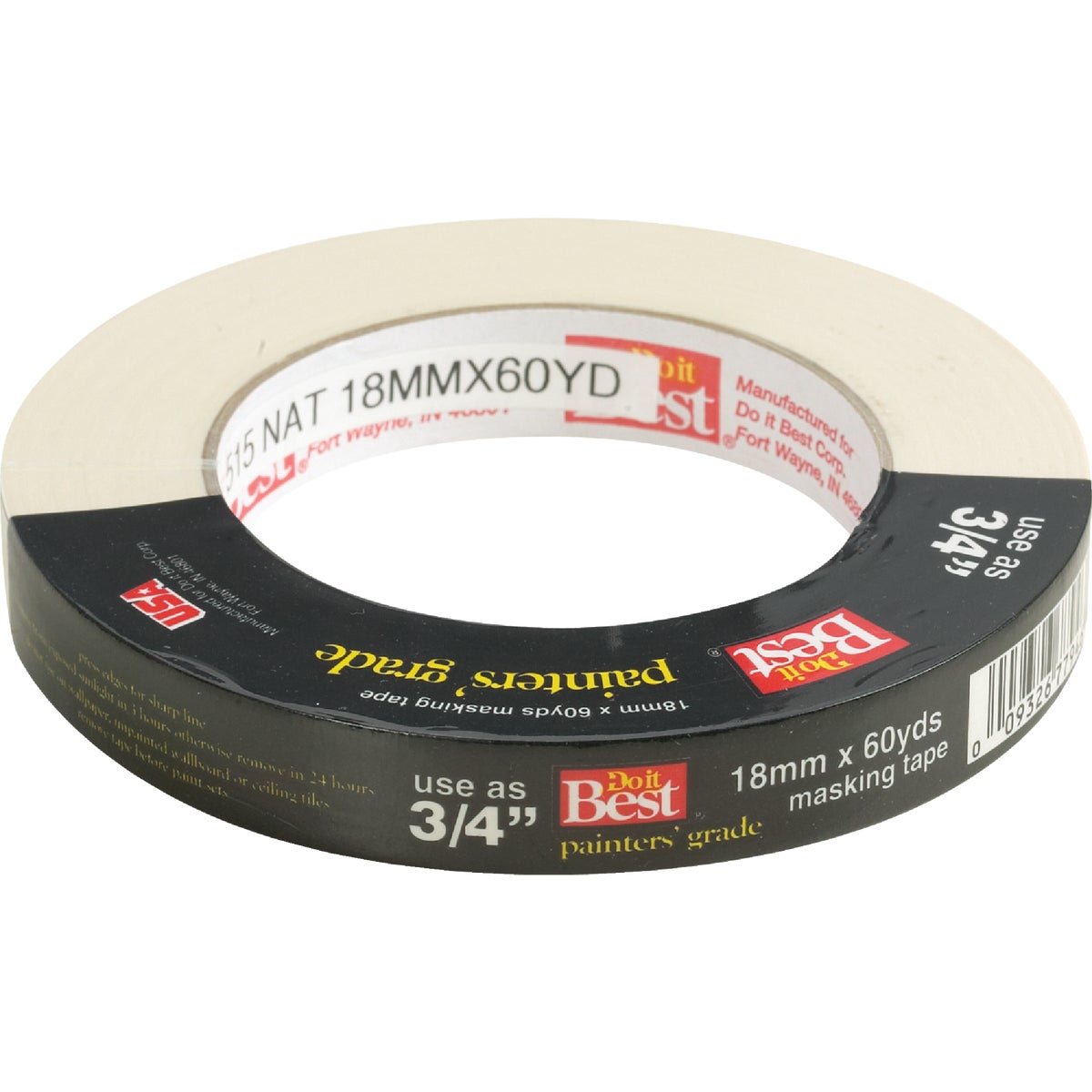 Do it Best 0.70 In. x 60 Yd. Painters Grade Masking Tape 781703