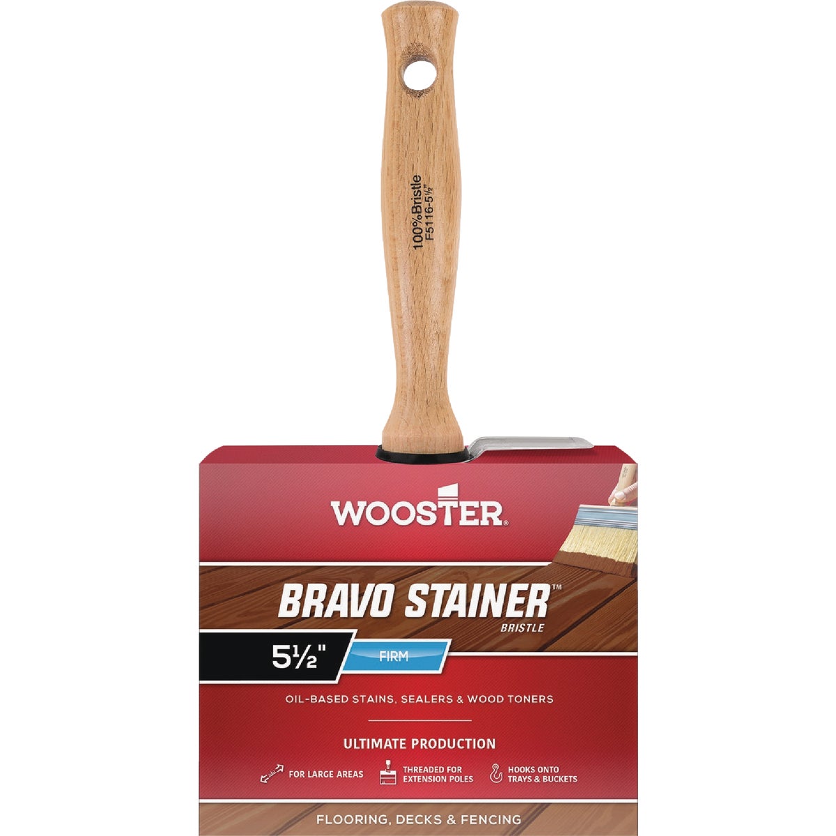 5.5" STAIN BRISTLE BRUSH